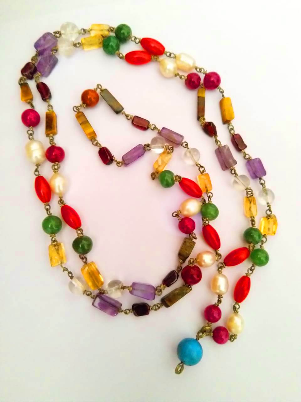 Navaratna Mala / Beads or Necklace for Men and Women - Hare Krishna ...